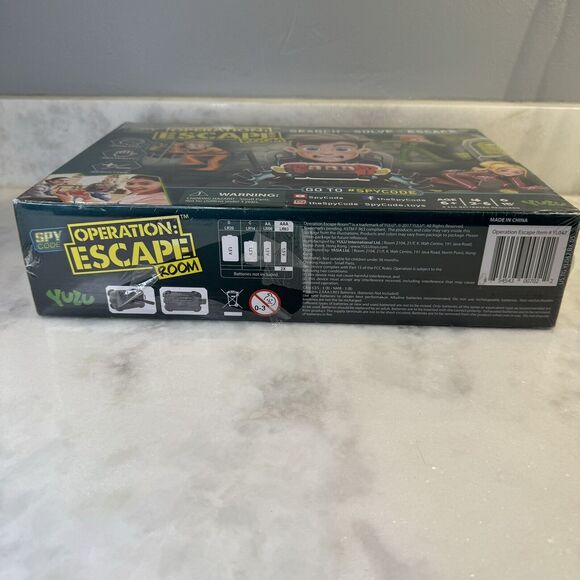 Yulu Spy Code Operation Escape Room Game With 3 Challenges New And Sealed - Picture 6 of 10